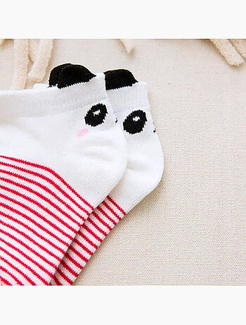 Lot de 5 Chaussettes Panda Enfants