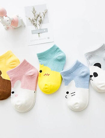 Lot de 5 Chaussettes Panda Enfants