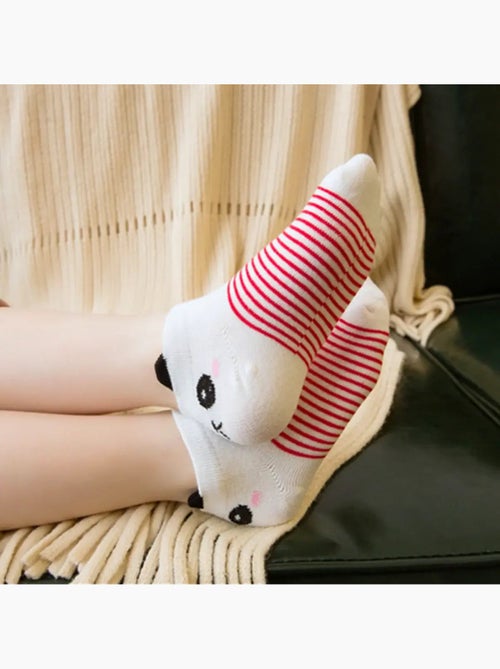 Lot de 5 Chaussettes Panda Enfants - Kiabi