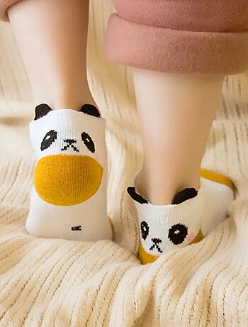 Lot de 5 Chaussettes Panda Enfants