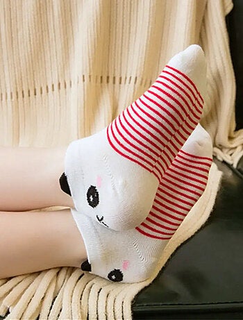 Lot de 5 Chaussettes Panda Enfants