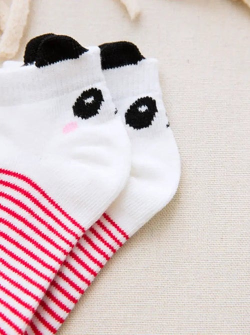 Lot de 5 Chaussettes Panda Enfants - Kiabi
