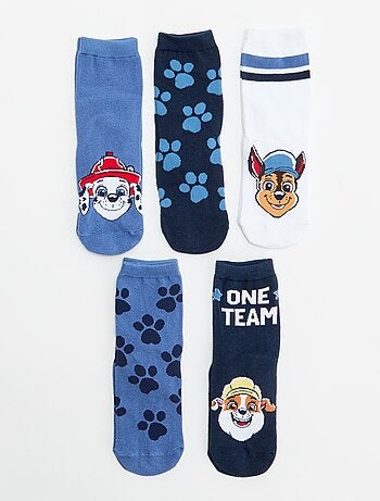 Lot de 5 chaussettes 'Pat'patrouille'