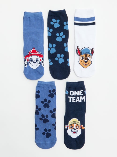 Lot de 5 chaussettes 'Pat'patrouille' - Kiabi