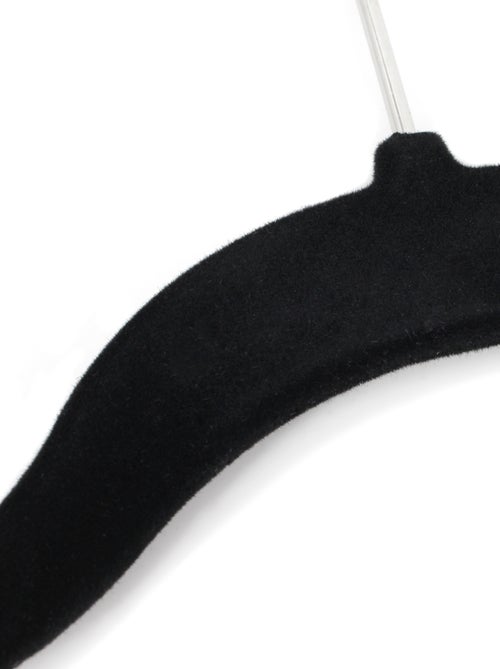 Lot de 5 cintres floqué velours - Kiabi