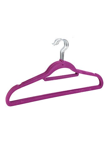 Lot de 5 cintres floqué velours