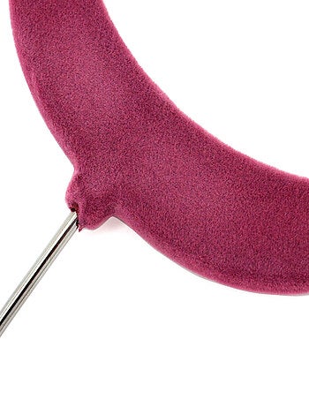 Lot de 5 cintres floqué velours