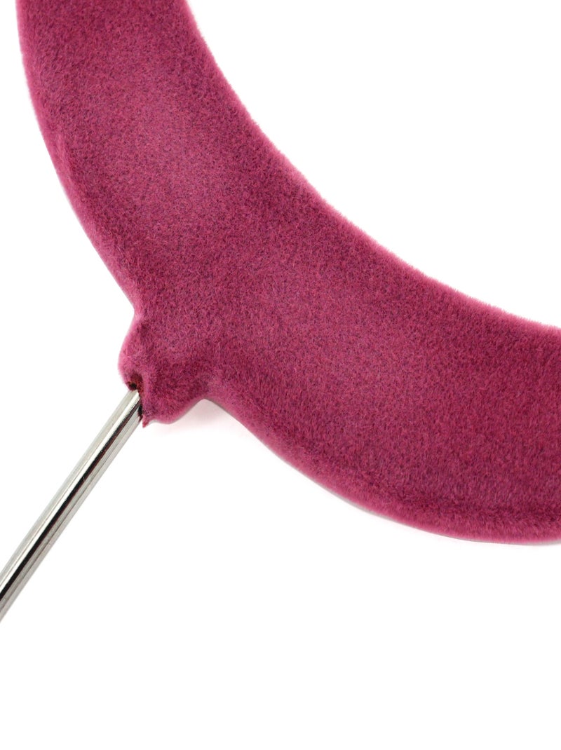 Lot de 5 cintres floqué velours Violet - Kiabi