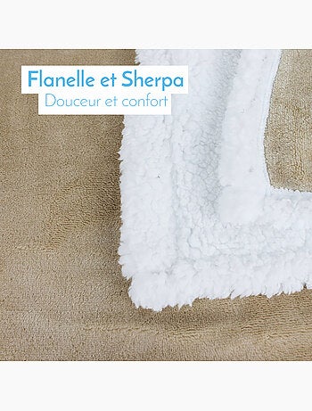 Lot de 5 couvertures, plaids polaires pour bébé en flanelle et sherpa ultra doux - Monsieur Bébé