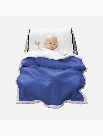 Lot de 5 couvertures, plaids polaires pour bébé en flanelle et sherpa ultra doux - Monsieur Bébé