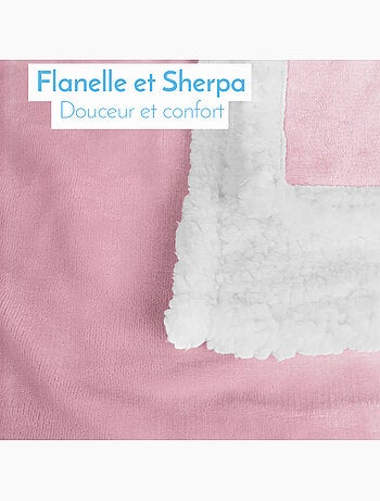 Lot de 5 couvertures, plaids polaires pour bébé en flanelle et sherpa ultra doux - Monsieur Bébé