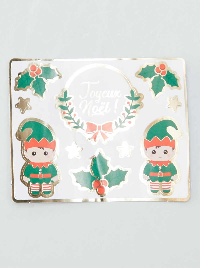 Lot de 5 crackers surprise de Noël BLANC - Kiabi