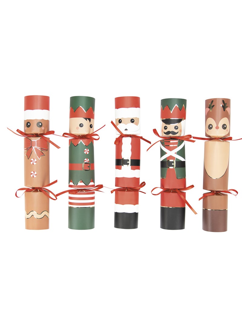 Lot de 5 crackers surprises Rouge - Kiabi