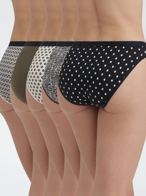 Lot de 5 culottes - Pockets Dim - Kiabi