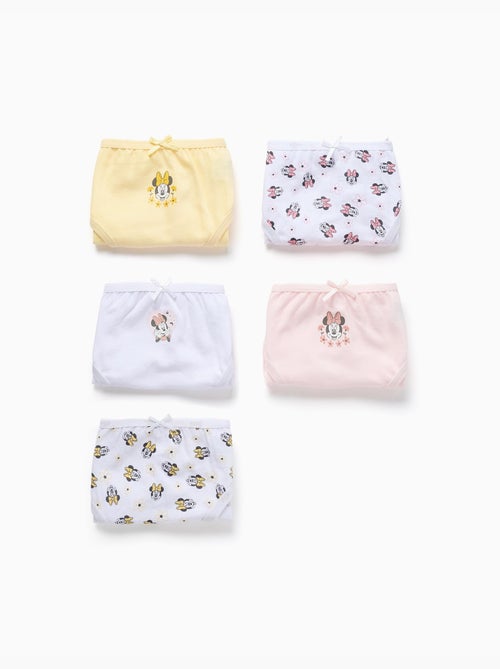 Lot de 5 culottes avec imprimés Minnie - Kiabi