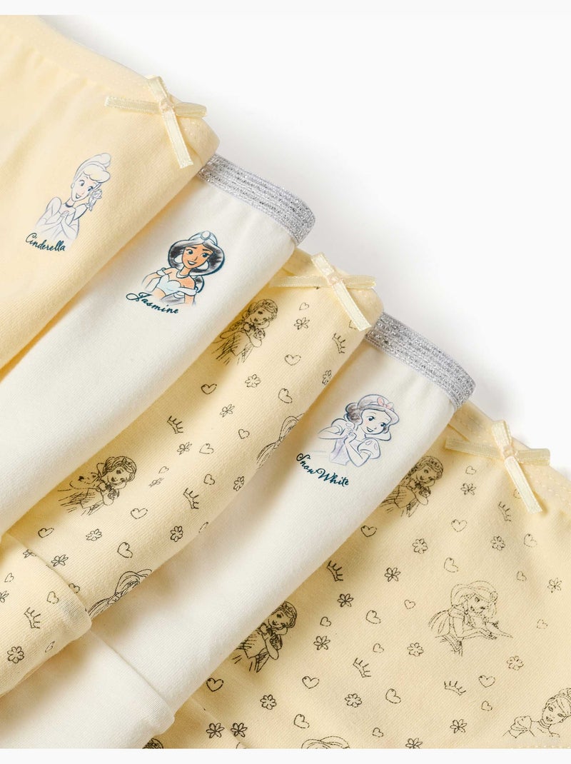Lot de 5 culottes avec imprimés princesses disney Blanc Jaune - Kiabi