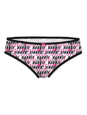 Lot de 5 culottes bébé fille en coton Barbie