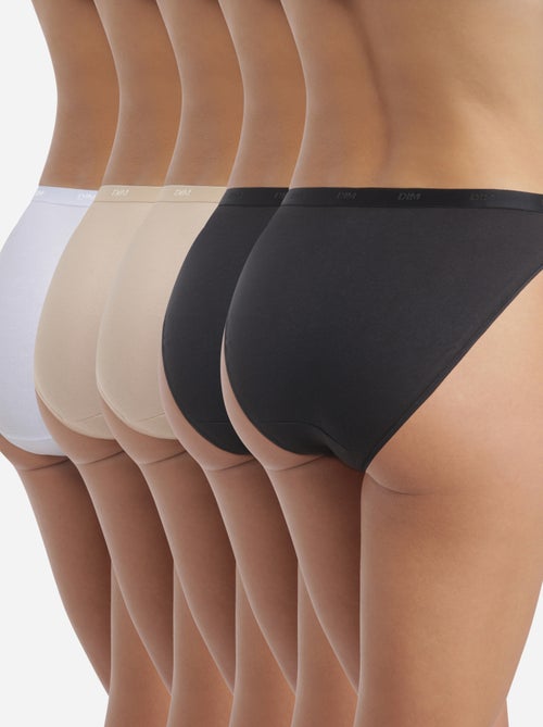 Lot de 5 culottes coton Les Pockets Ecodim - Kiabi