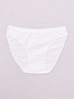 Lot de 5 culottes coton stretch Les Pockets 'DIM' - Kiabi