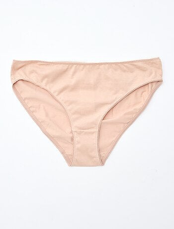 Lot de 5 culottes coton uni