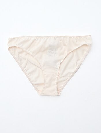 Lot de 5 culottes coton uni