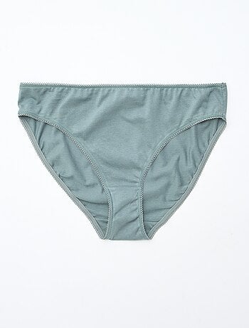 Lot de 5 culottes coton uni