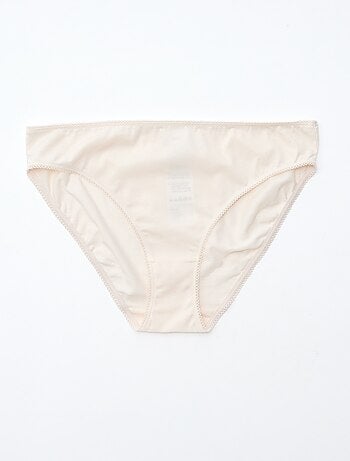 Lot de 5 culottes coton uni