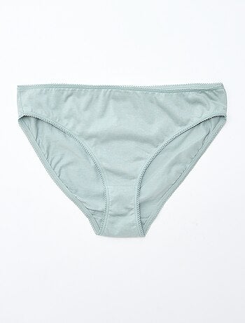 Lot de 5 culottes coton uni
