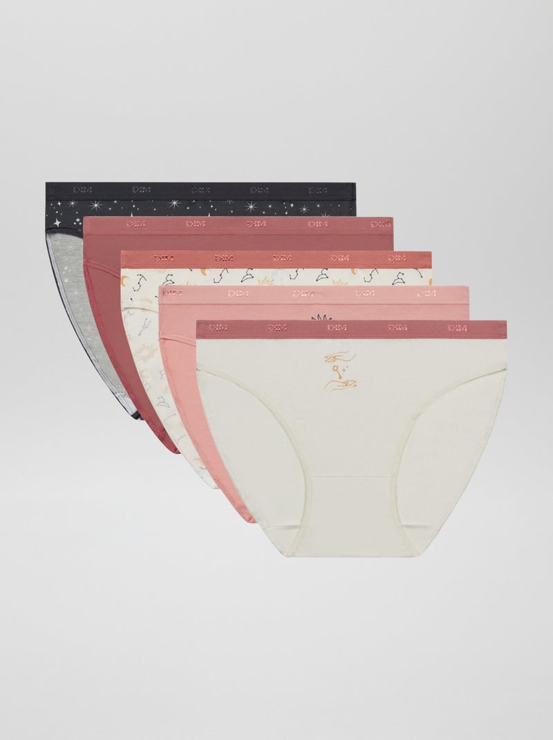 Lot de 5 culottes 'Dim' BLC RO ARU - Kiabi