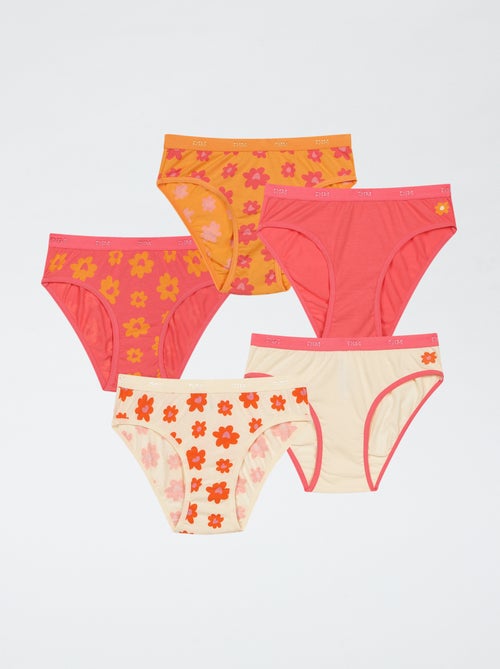 Lot de 5 culottes 'Dim' imprimé - Kiabi