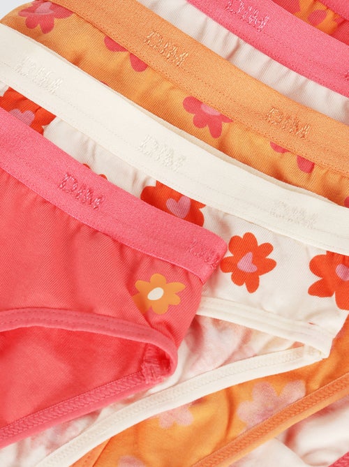 Lot de 5 culottes 'Dim' imprimé - Kiabi