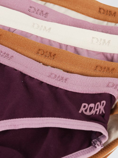 Lot de 5 culottes 'Dim' imprimé - Kiabi