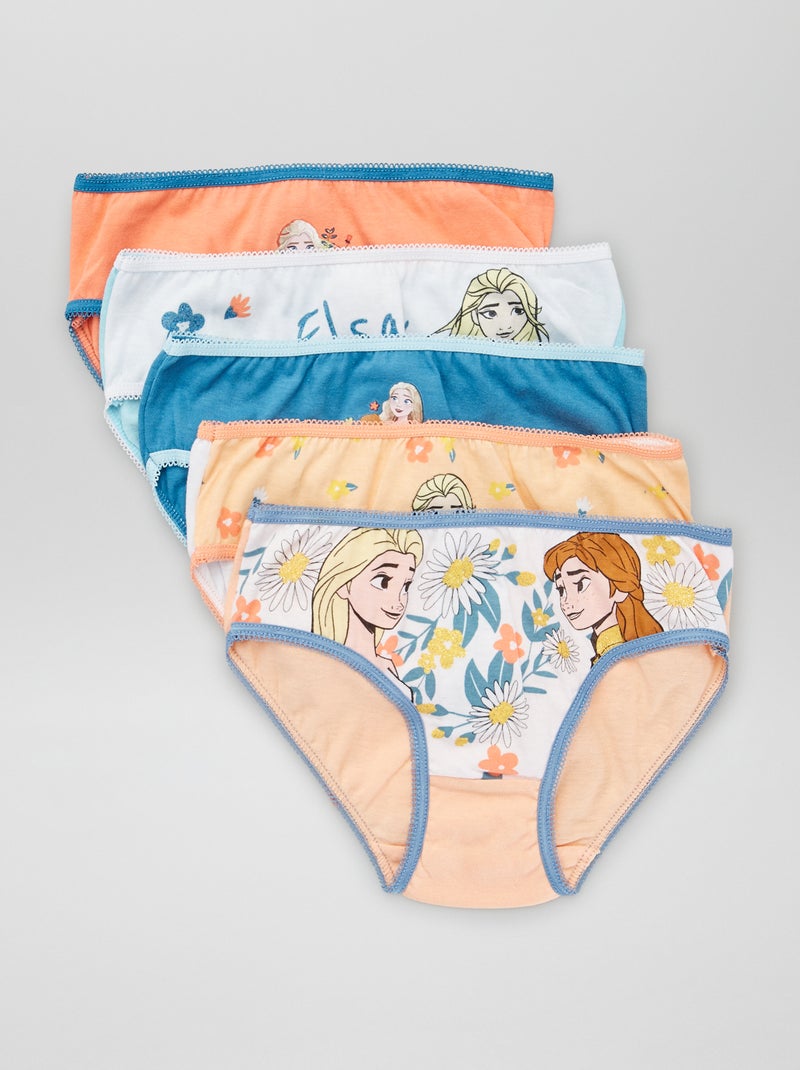 Lot de 5 culottes 'Disney' bleu/orange - Kiabi