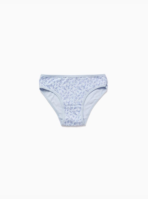 Lot de 5 culottes en coton à imprimés floraux - Kiabi