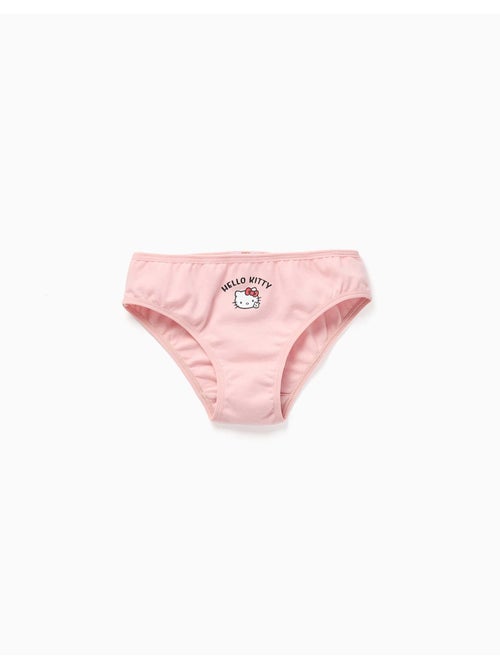Lot de 5 culottes en coton avec imprimés hello kitty - Kiabi