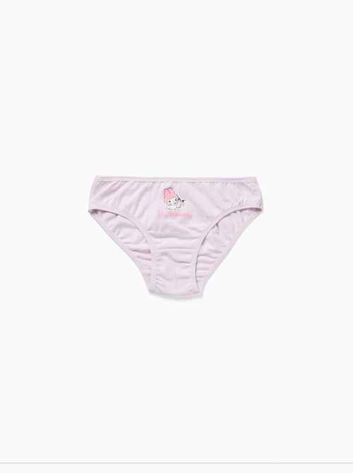 Lot de 5 culottes en coton avec imprimés kuromi - Kiabi