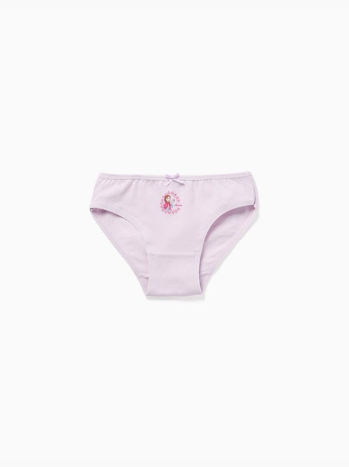 Lot de 5 culottes en coton avec imprimés La Reine des Neiges - Kiabi