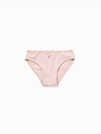 Lot de 5 culottes en coton avec imprimés licornes