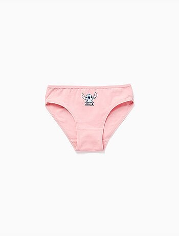 Lot de 5 culottes en coton avec imprimés Stitch
