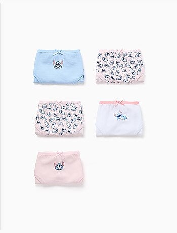 Lot de 5 culottes en coton avec Stitch
