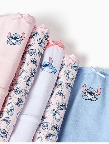 Lot de 5 culottes en coton avec Stitch