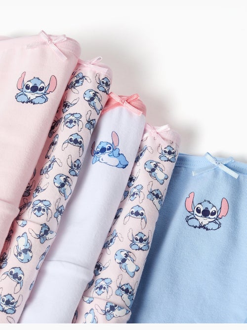Lot de 5 culottes en coton avec Stitch - Kiabi