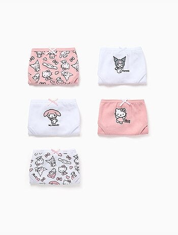 Lot de 5 culottes en coton Hello Kitty & Friends