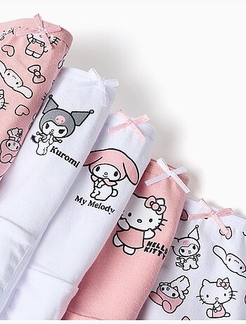 Lot de 5 culottes en coton Hello Kitty & Friends
