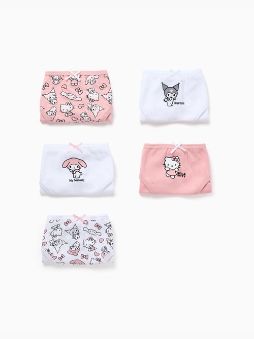Lot de 5 culottes en coton Hello Kitty & Friends - Kiabi