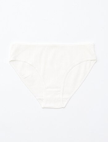 Lot de 5 culottes en maille côtelée