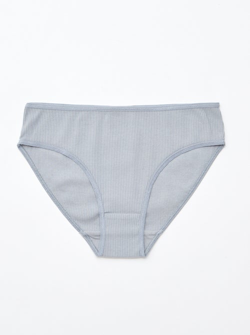 Lot de 5 culottes en maille côtelée - Kiabi