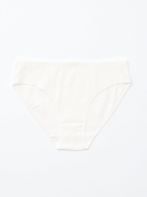 Lot de 5 culottes en maille côtelée - Kiabi