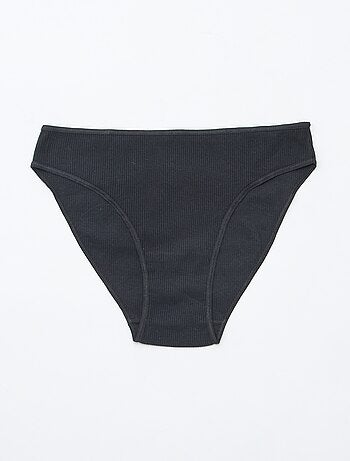 Lot de 5 culottes en maille côtelée