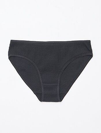 Lot de 5 culottes en maille côtelée